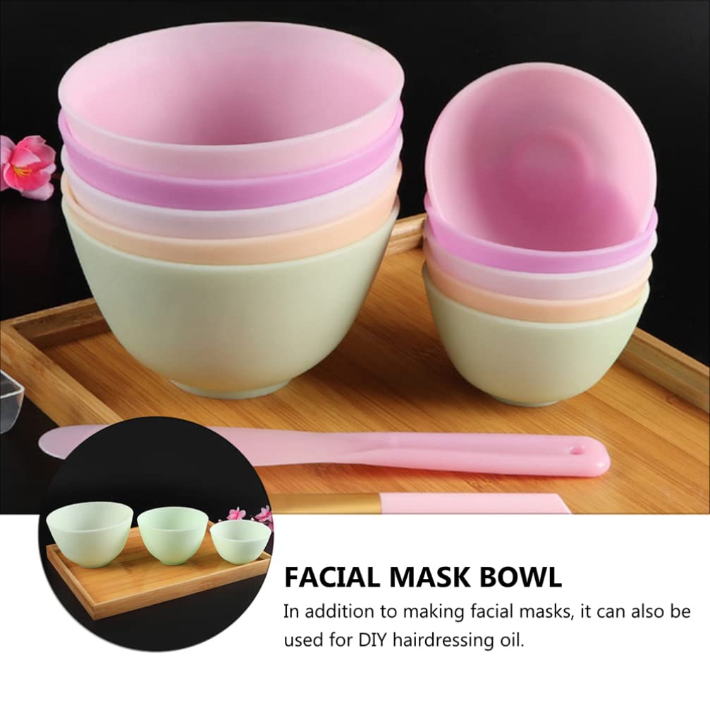 Healeved Silicone Bowl Face Mask Mixing Bowl Set?Facial Bowls Esthetician?Silicone Bowls for Facials Mask, Diy Mud Mask and Other Skincare Products - 3 Size