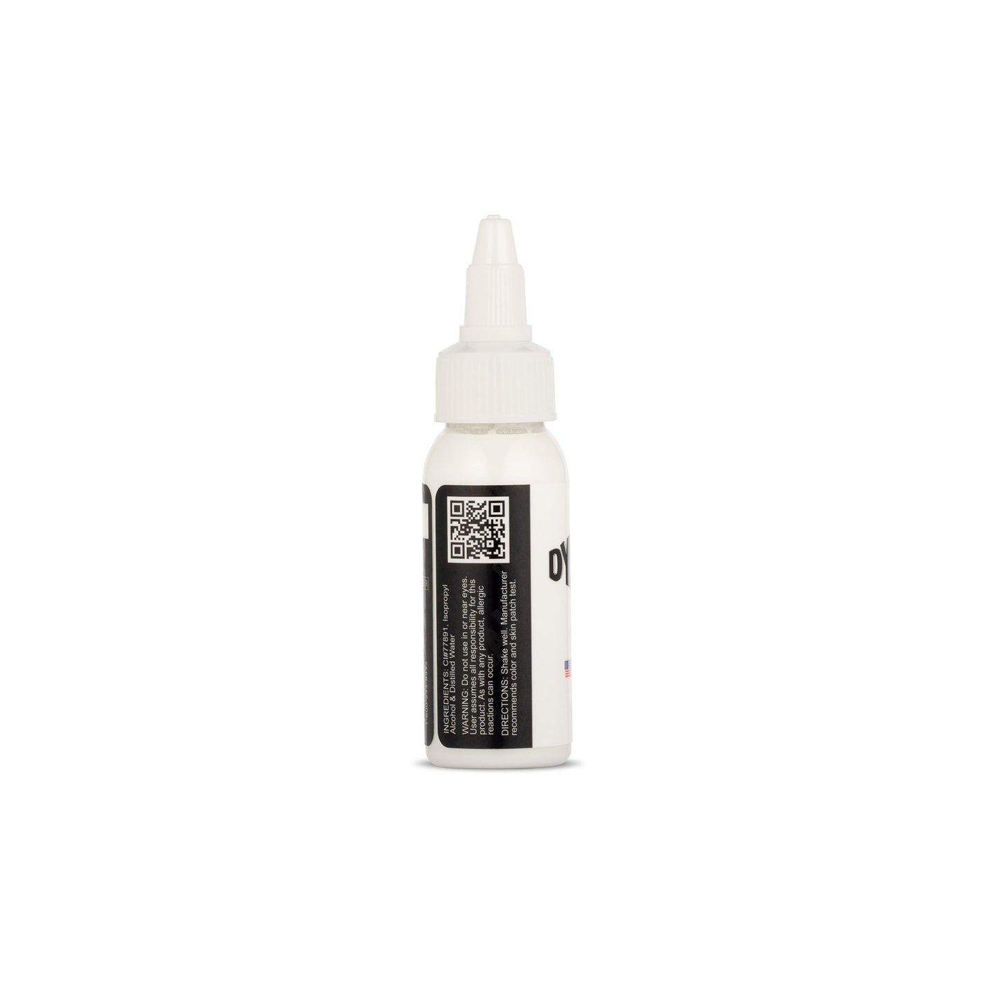 Dynamic Color Co. - White Tattoo Ink, Long Lasting Vivid Color, Sterilized, Made in USA, Since 1990 (1 oz Bottle)