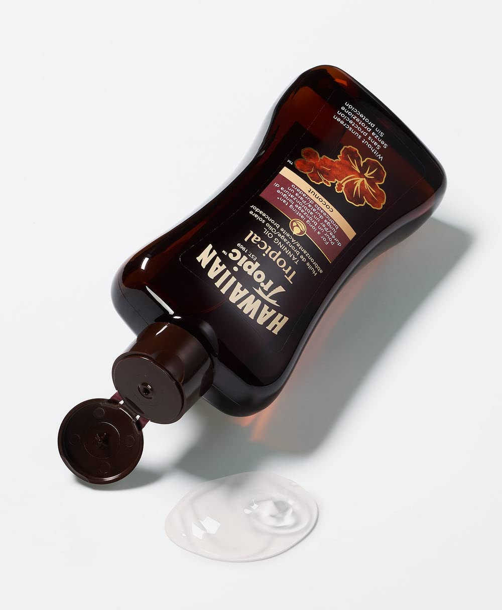 Hawaiian Tropic Dark Tanning Oil Original 8 oz (Pack of 2)