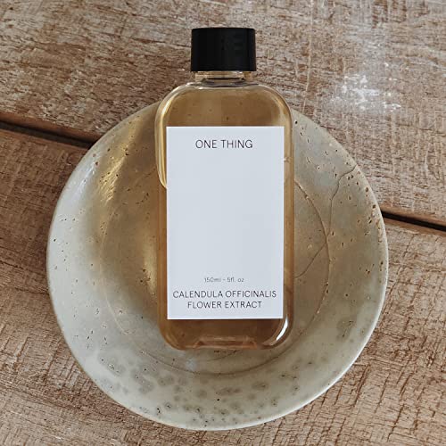 ONE THING Calendula Officinalis Flower Extract Toner 10.14 Fl Oz | Hydrating Soothing Vegan Facial Extracto, Smooth Soft Sensitive Oily Acne Prone Skin, Barrier Relief Sebum Control | Korean Skin Care