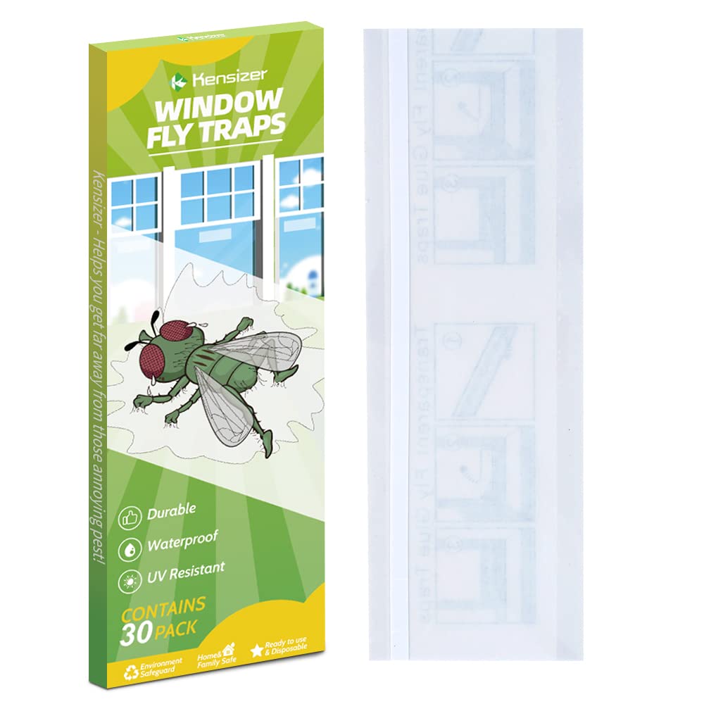 Black Flag Fly Stick Pack of 6 and Kensizer 30-Pack Window Fly Traps