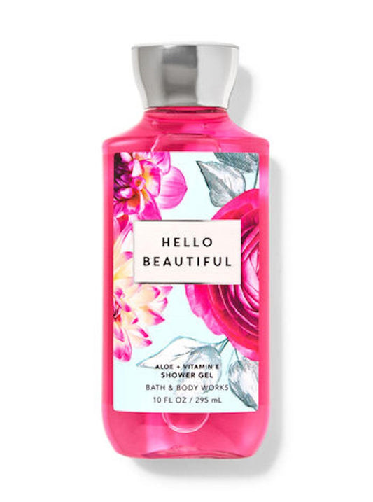 Bath & Body Works Signature Collection Shower Gel For Women 10 Fl Oz (Hello Beautiful)