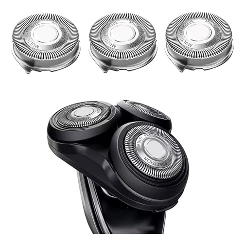 Sh50/52 Shaver Replacement Heads for Philips Norelco Series 5000 Shaver, New Upgrade Shaver Replacement Blades Compatible with AquaTouch (S5xxx), PowerTouch (PT8xx, PT7xx) and AquaTouch (AT8xx, AT7xx)