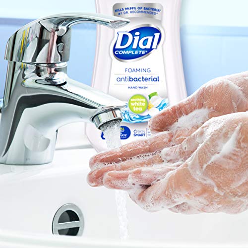 Dial Complete Antibacterial Foaming Hand Soap Refill, Soothing White Tea, 32 fl oz