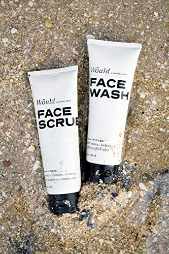 Would Exfoliating Face Scrub for Men by Barstool Sports, 4 fl. oz, Moisturizing Facial Wash, Improves Softness, and Helps Reduce Blemish Breakouts, Rinses Away Cleanly