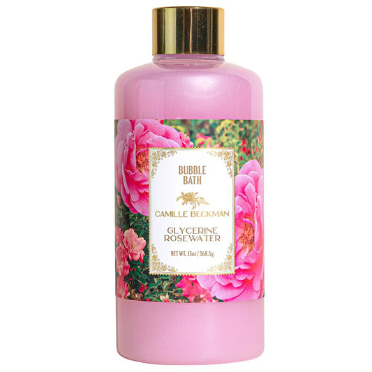 Camille Beckman Bubble Bath, Glycerine Rosewater, 13 Ounce