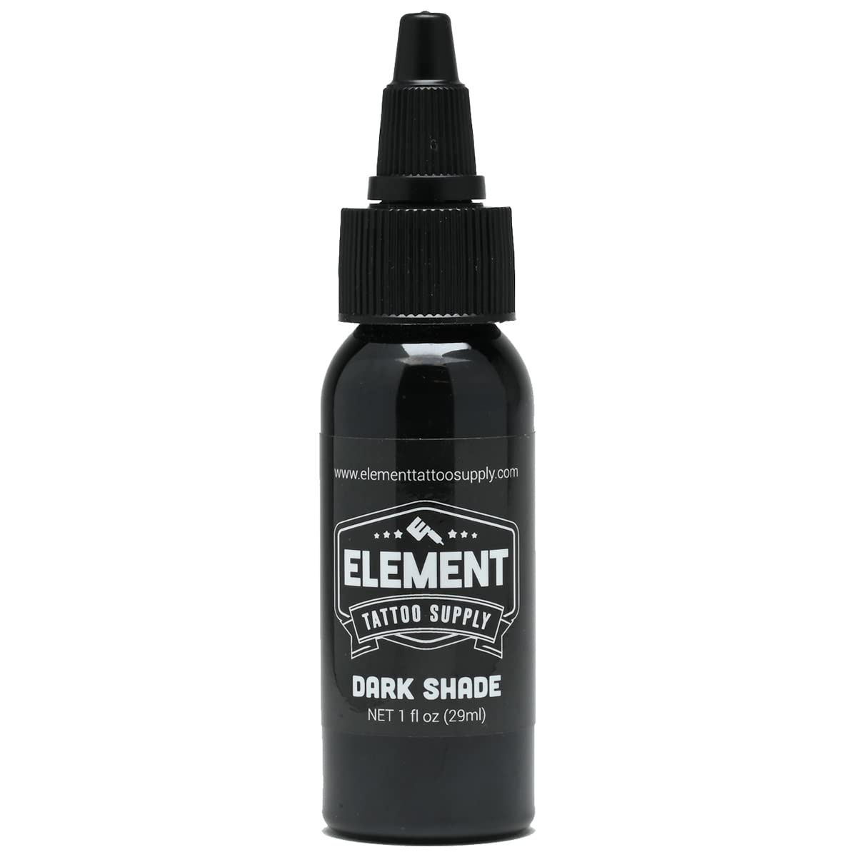 ELEMENT TATTOO SUPPLY - Grey Wash Tattoo Ink - Dark Shade Greywash for Black and Grey Tattoos - Refill Bottle 1oz (Dark Shade)