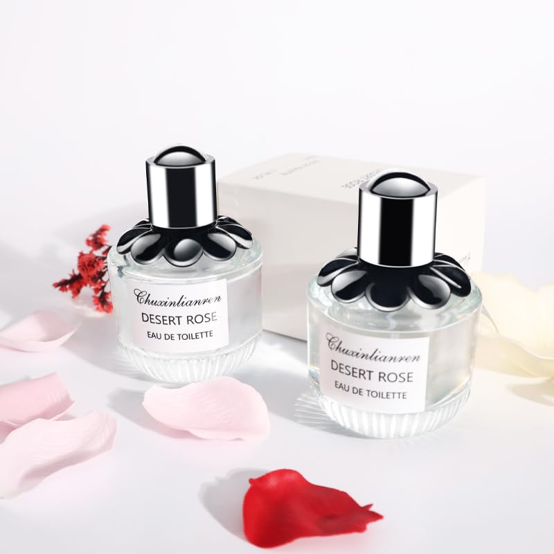 Prgkitcjfh Ladies talk about perfume lasting gift box men talk about fragrance (Desert Rose 1.7 oz)