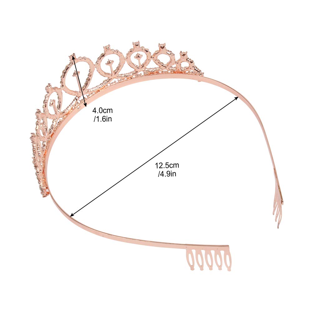 Birthday Crown, Didder Birthday Girl Sash & Rhinestone Tiara Set, Birthday Tiara Birthday Crowns for Women 21st Birthday Sash and Tiaras for Women Girls Birthday Gifts Party Accessories