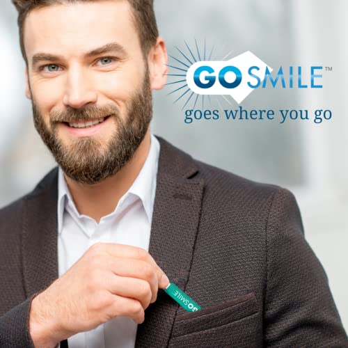 GO Smile Teeth Whitening Stain Erasers, (28 Single-use, applicators), On-The-Go Instant Teeth Cleaning, removes Coffee, red Wine and Tea Residue from Teeth Before Stains Set in, Mint Flavored