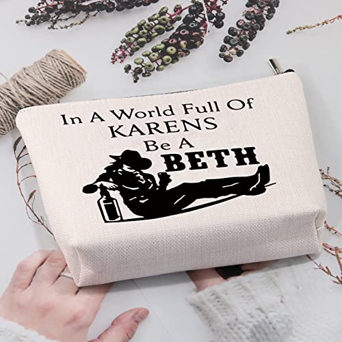 MEIKIUP TV Show Fans Gift Beth Dut ton Gift Fandom Travel Case In A World Full of K Be A Beth (Be A Beth Bag)