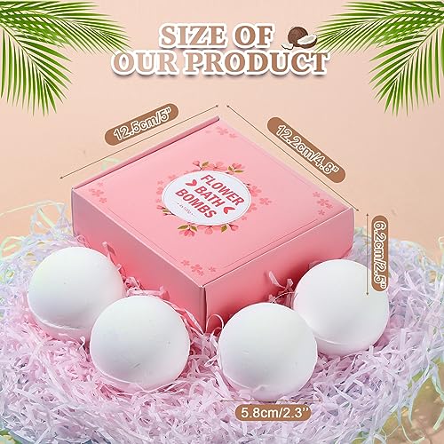 Uiifan 20 Pcs 3.5 oz Bath Bombs Gift Set XL Bath Bombs Bulk Essential Oils Relaxing Bath Ball Birthday Spa Gift for Women Kids Men Moisturizing Dry Skin Skin Relaxation Shower (Mint)