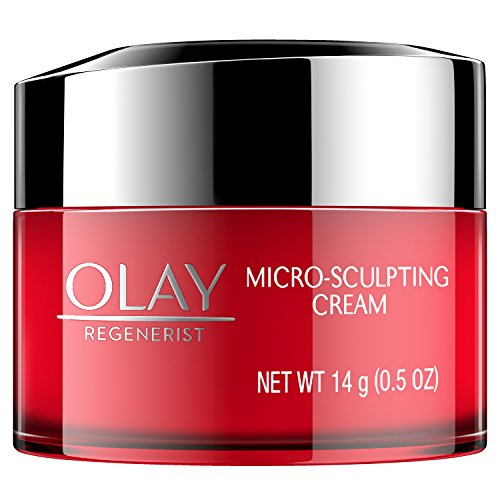 Face Moisturizer by Olay Regenerist Micro-Sculpting Cream Face Moisturizer, Trial Size 0.5 oz