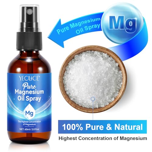 Generic Magnesium Oil Spray, Pure Magnesium Chloride Oil Spray, Magical Magnesium Body Spray 2.02 Fl.Oz, 1PC