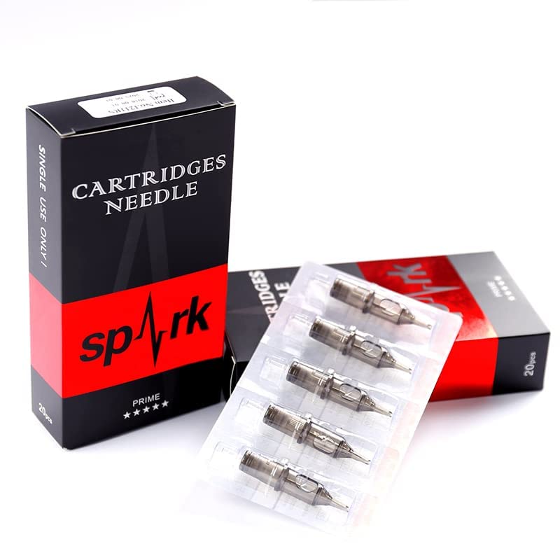 Spark Professional Tattoo Cartridge Needles Disposable 20Pcs #12 Standard (14RS)