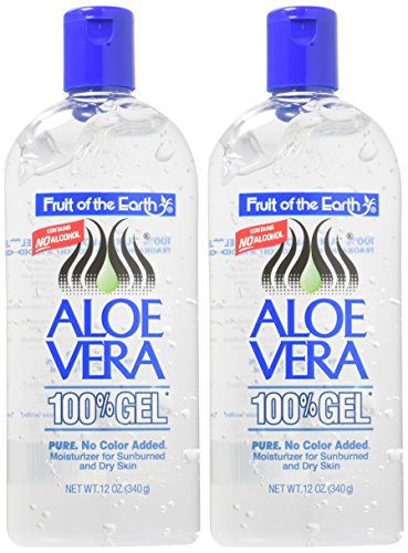 (2 Pack) - Fruit Of the Earth - Aloe Vera Gel | 12 ounce | 2 PACK BUNDLE