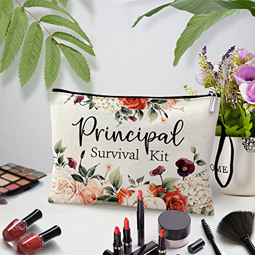 ZHANTUONE Principal survival kit Cosmetic Bag，Principal Gift ，Thank you Principal Gift，Principal Retirement Gift， Graduation Gift