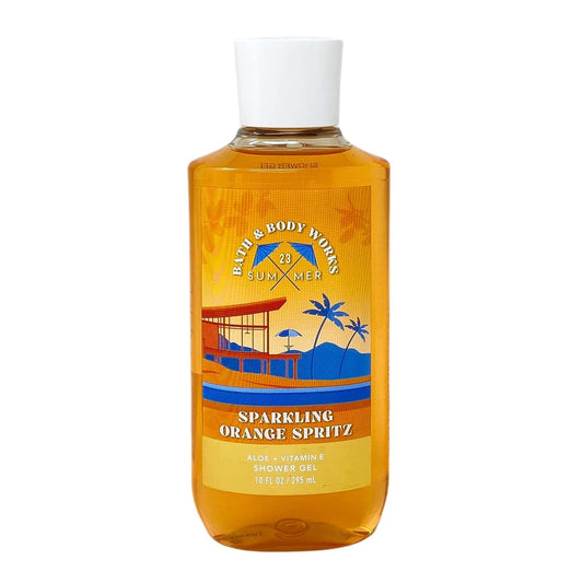 Bath & Body Works Sparking Orange Spritz Signature Collection Shower Gel For Women 10 Fl Oz (Sparking Orange Spritz)