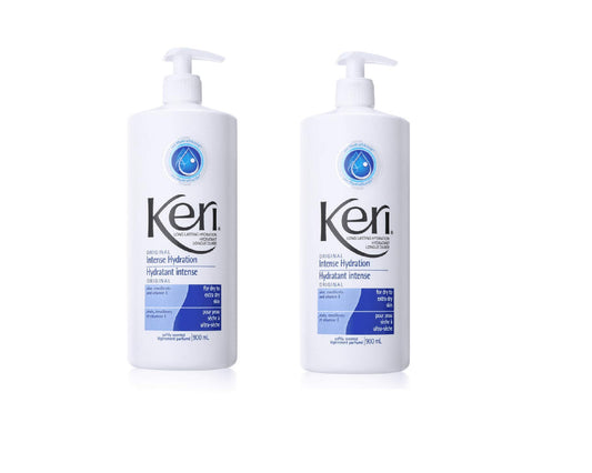 Keri Lotion Original Intense Hydration Softly Scented, 900 mL, 2 Piece