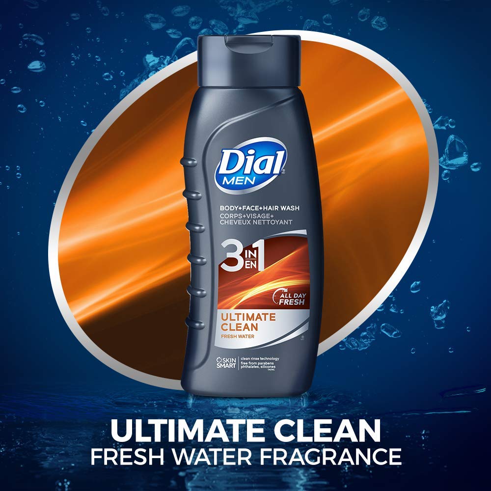 Dial for Men Body Wash, Hair + Body, 16 Fl. Oz - 2 pk