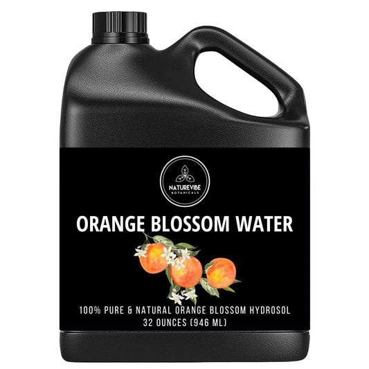 Naturevibe Botanicals Orange Water 32 Ounces | 100% Pure and Natural | Great for Skin Care and Hair Care