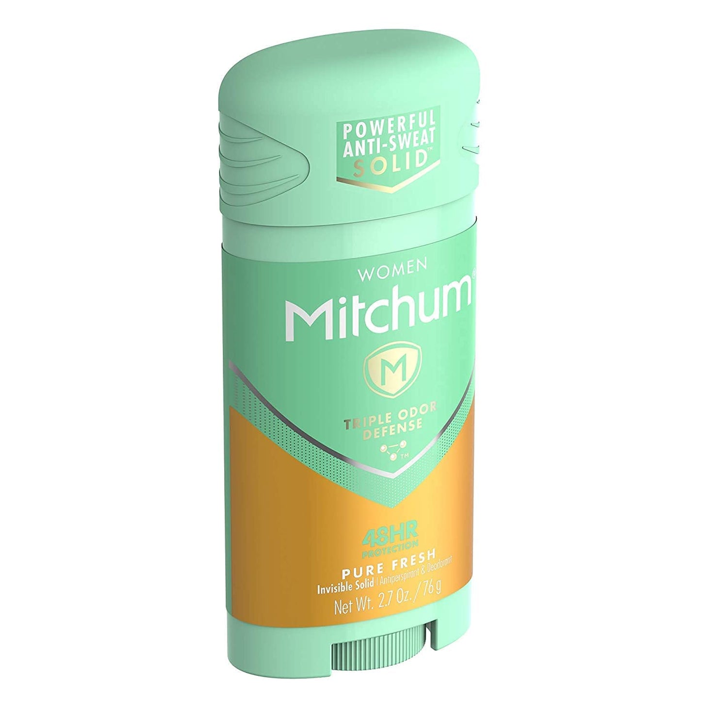 Mitchum For Women Advanced Control Anti-Perspirant Deodorant Invisible Solid Pure Fresh 2.70 oz (Pack of 4)