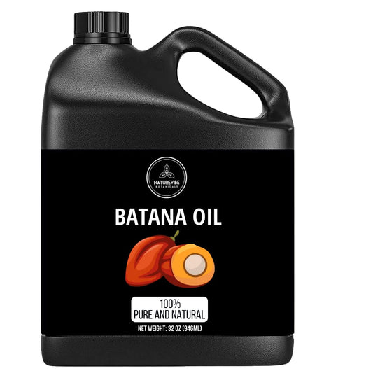 Naturevibe Botanicals Batana Oil 32 Ounces | 100% Pure and Natural | Great for Skin Care and Hair Care