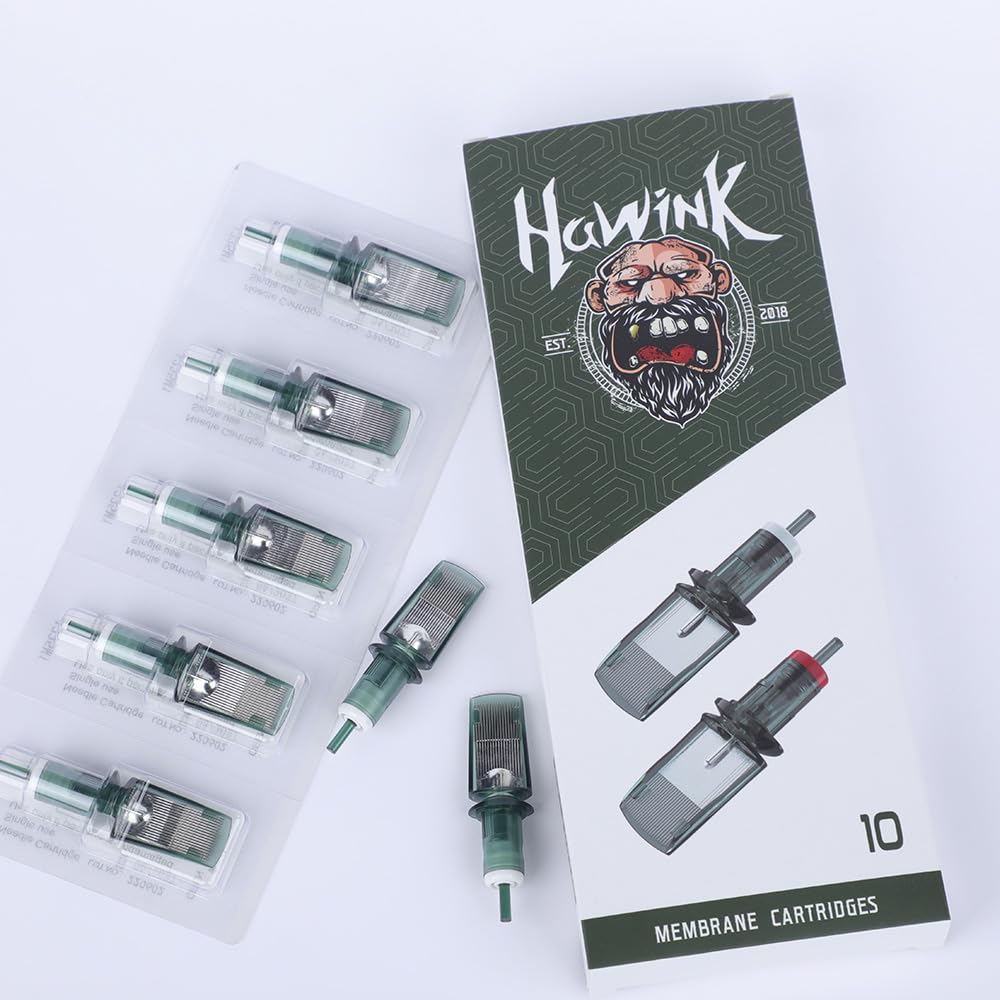 Hawink 35M1 Tattoo Needles Cartridge #10 Bugpin 35 Magnum M-Taper 10PCS 0.30mm for Rotary Tattoo Machine Supply EN16-10-1035M1