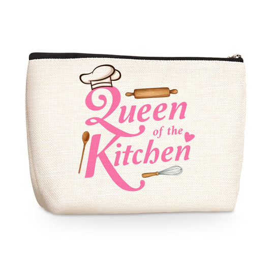 Funny Cooking Gifts Makeup Bag Humor Kitchen Gift Cosmetic Travel Bag Grandma Gifts Toiletry Bag for Women Mom Gifts Skincare Bag Mothers Day Christmas Birthday Gifts for Stepmom Mother in Law Wife