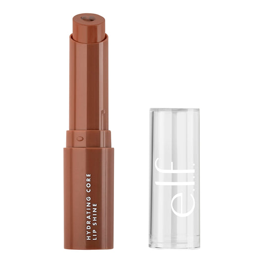 e.l.f. Hydrating Core Lip Shine, Conditioning & Nourishing Lip Balm, Sheer Color Tinted Chapstick, Blissful, 0.09 Oz