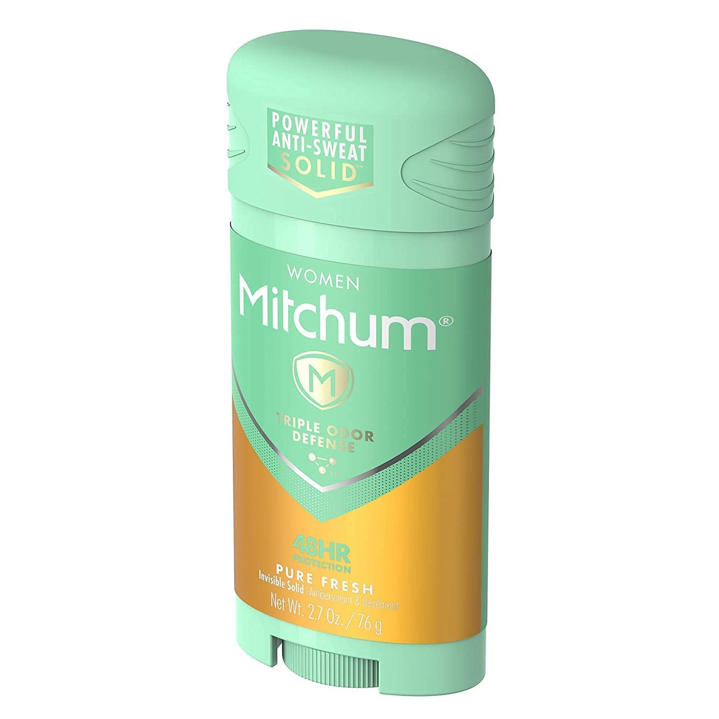 Mitchum For Women Advanced Control Anti-Perspirant Deodorant Invisible Solid Pure Fresh 2.70 oz (Pack of 4)