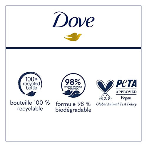 Dove Body Wash 4 Count Pampering Shea Butter & Vanilla for Renewed, Healthy-Looking Skin Gentle Skin Cleanser with 24hr Renewing MicroMoisture 20 oz