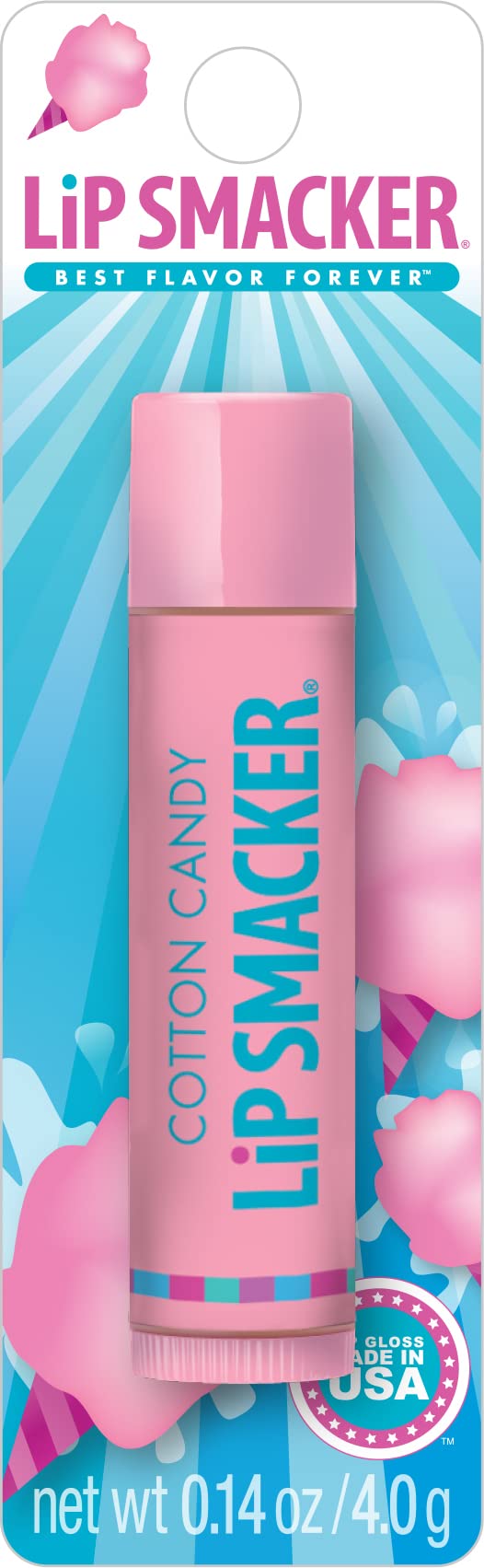 Lip Smacker Coca-Cola 8 Flavored Balms & Cotton Candy Lip Balm Bundle