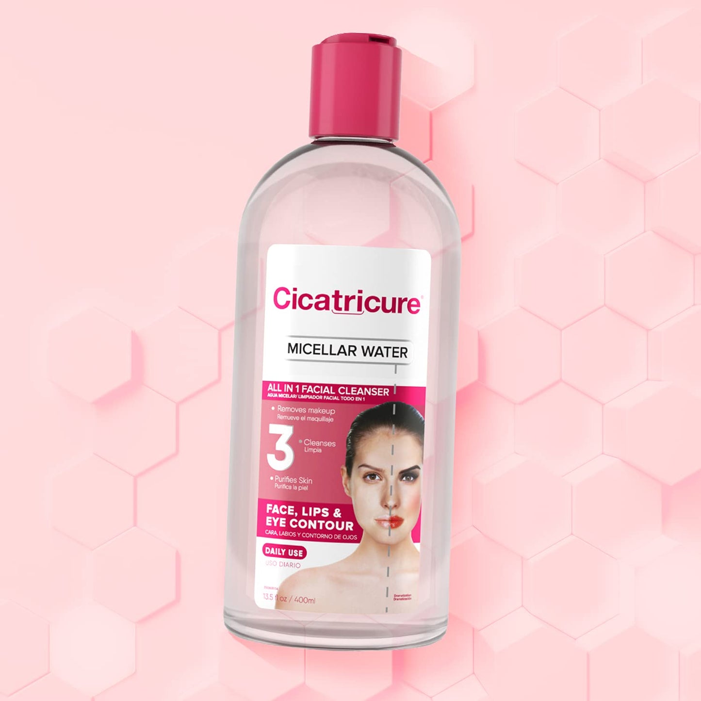 Cicatricure Micellar Water Facial Cleanser, 13.5 Ounces (Pack of 12)