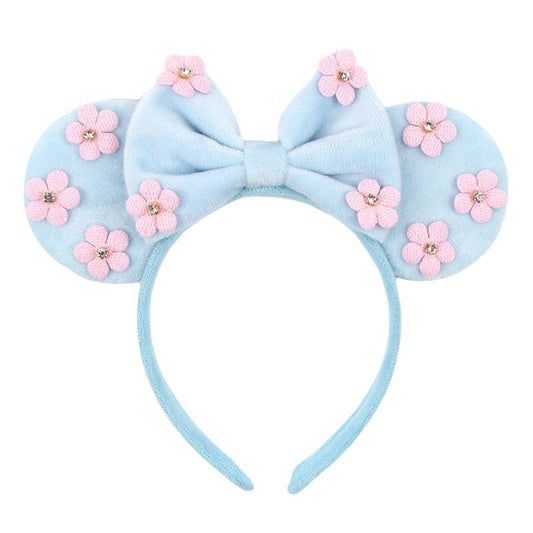 JOYFISCO Mouse Ears Headbands Shiny Bow Mouse Ears Headband Glitter Party Princess Decoration Headband for Women Girls