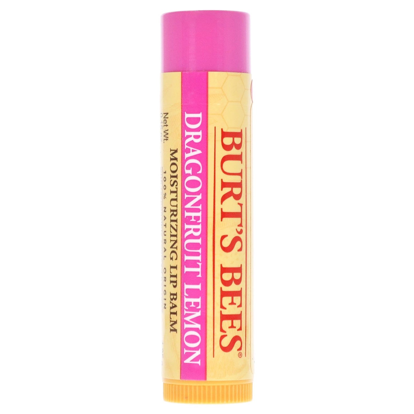 Burts Bees Dragonfruit Lemon Moisturizing Lip Balm Unisex 0.15 oz (I0115832)