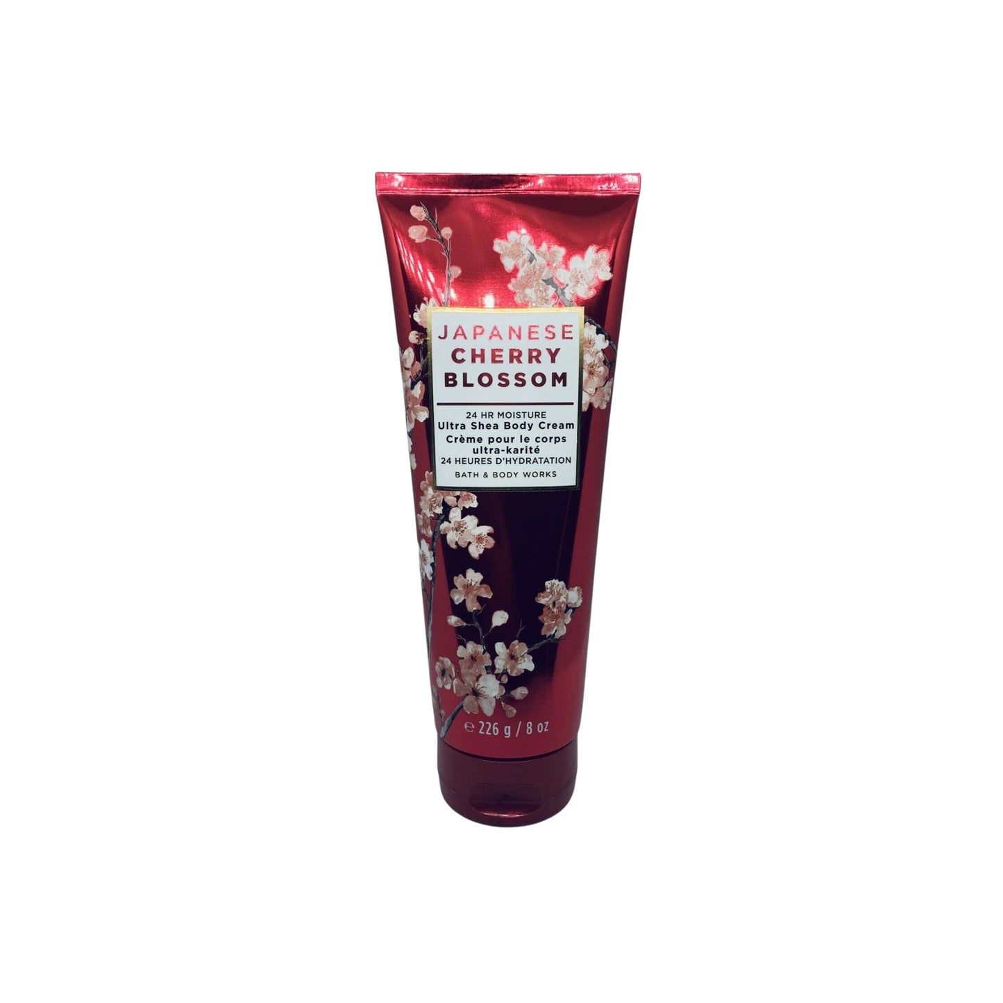 Bath and Body Works Gift Set of of 2 - 8 oz Body Cream - (Japanese Cherry Blossom), Full