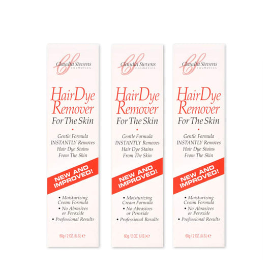 (3 PACKS) Claudia Stevens Hair Dye Remover For The Skin 2oz Deal Package, Hair Color Remover