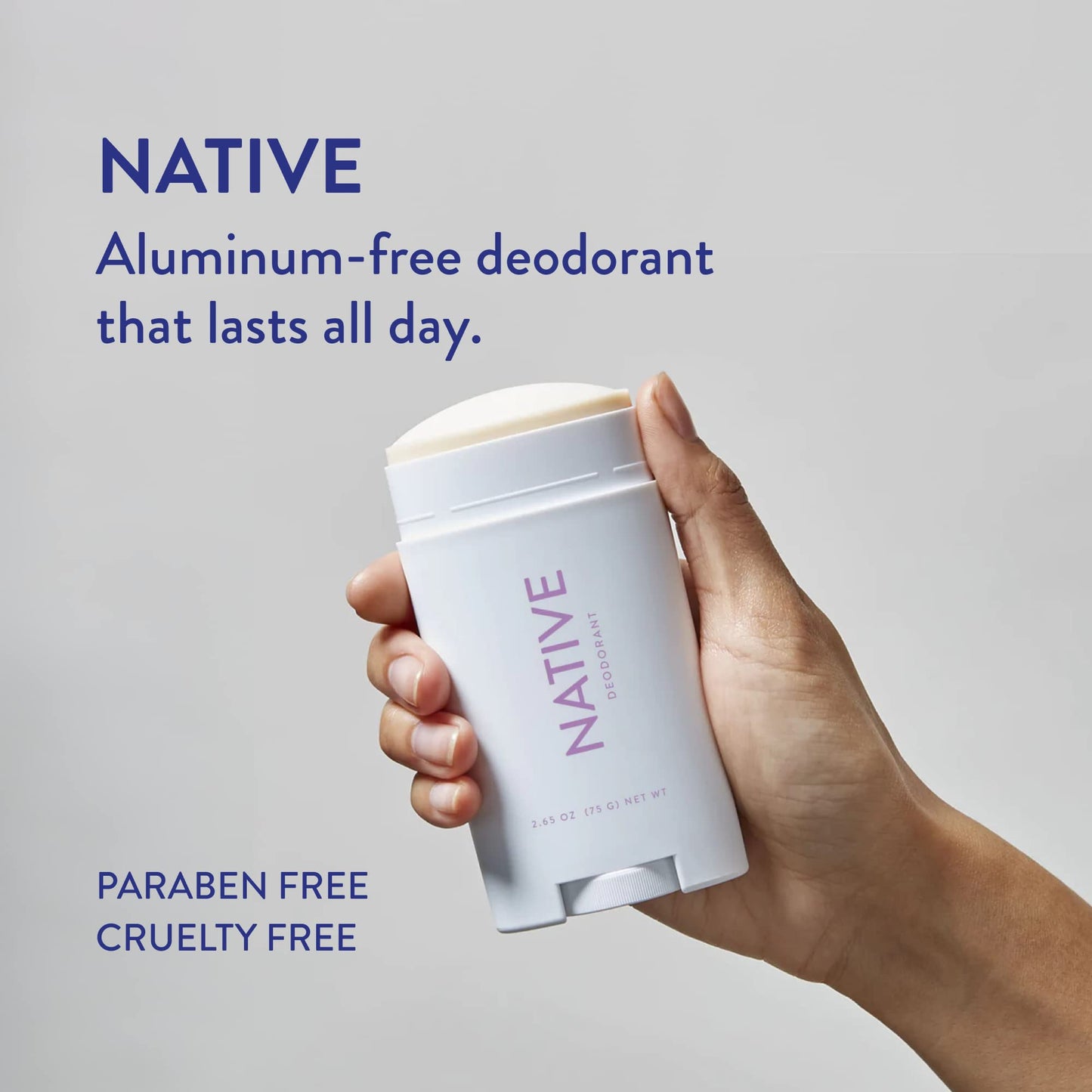 Native Deodorant Contains Naturally Derived Ingredients, 72 Hour Odor Control | Seasonal Scents for Women and Men, Aluminum Free with Baking Soda, Coconut Oil and Shea Butter | Lilac & White Tea