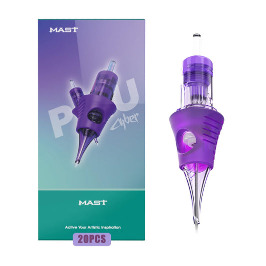 Mast Tattoo Cyber Cartridges Needles Disposable 20 Tattoo Needles Round Liner Super Bugpin 1209RL