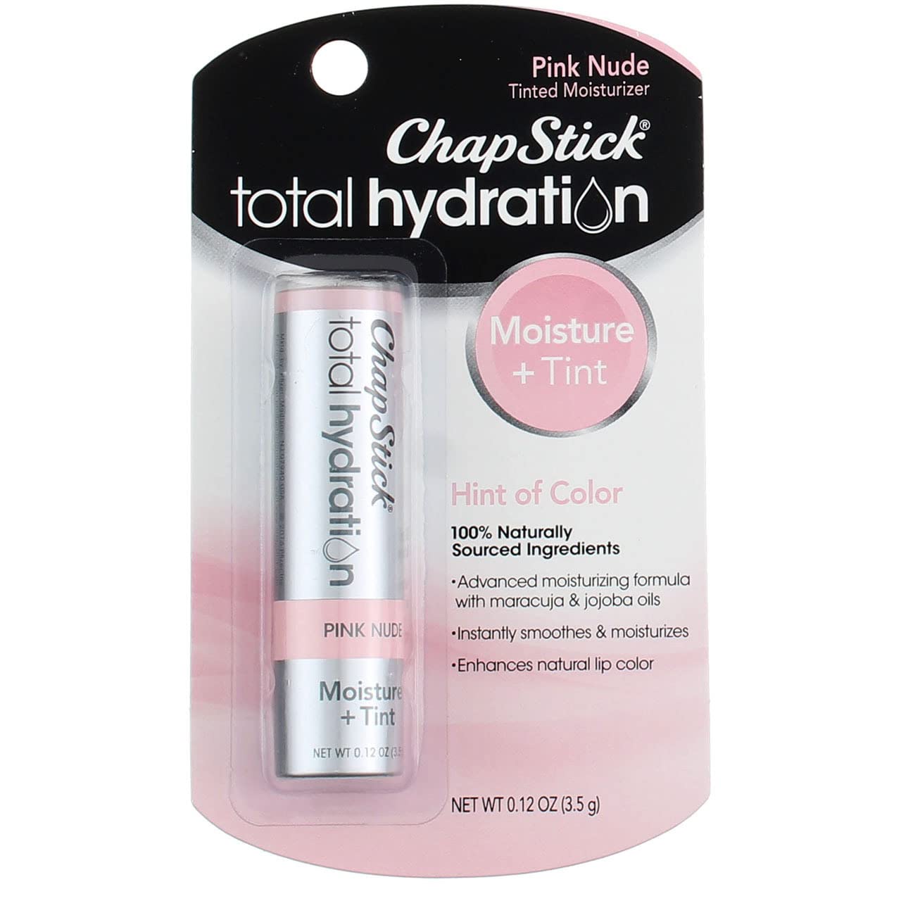 ChapStick Total Hydration Pink Nude 0.12 oz (Pack of 2)