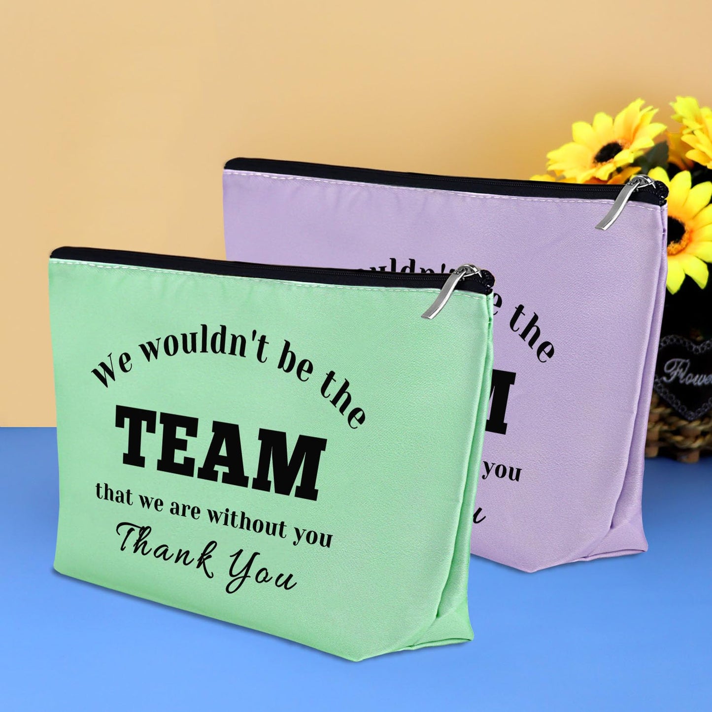 Thank You Gift for Team Leader Boss Makeup Bag Coworker Leaving Gift Basketball Soccer Coach Leader Employee Supervisor Appreciation Gift Cosmetic Bag Boss Day Birthday Thanksgiving Retirement Gift