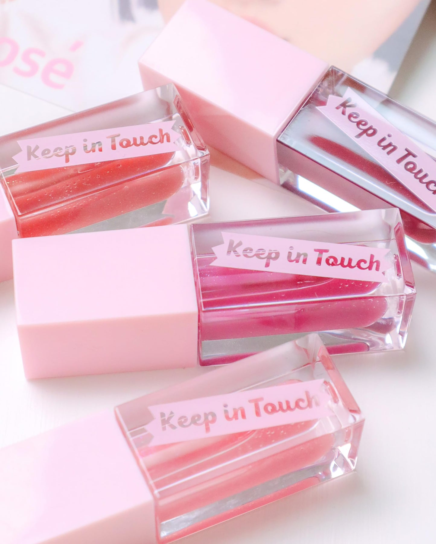 KEEPINTOUCH Jelly Plumper Tint | Non-Sticky, Long-Lasting Lip Gloss | Vegan and Cruelty-Free Korean Lip Tint (Berry Crush)