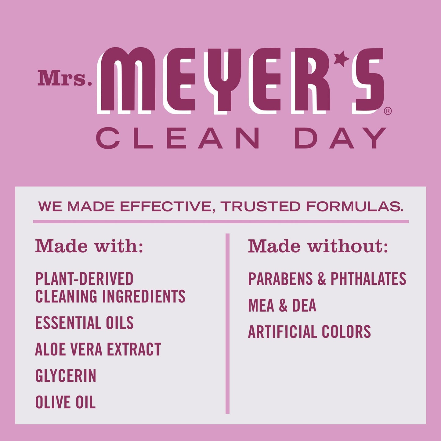 MRS. MEYER'S CLEAN DAY Hand Soap, Made with Essential Oils, Biodegradable Formula, Peony, 12.5 fl. oz