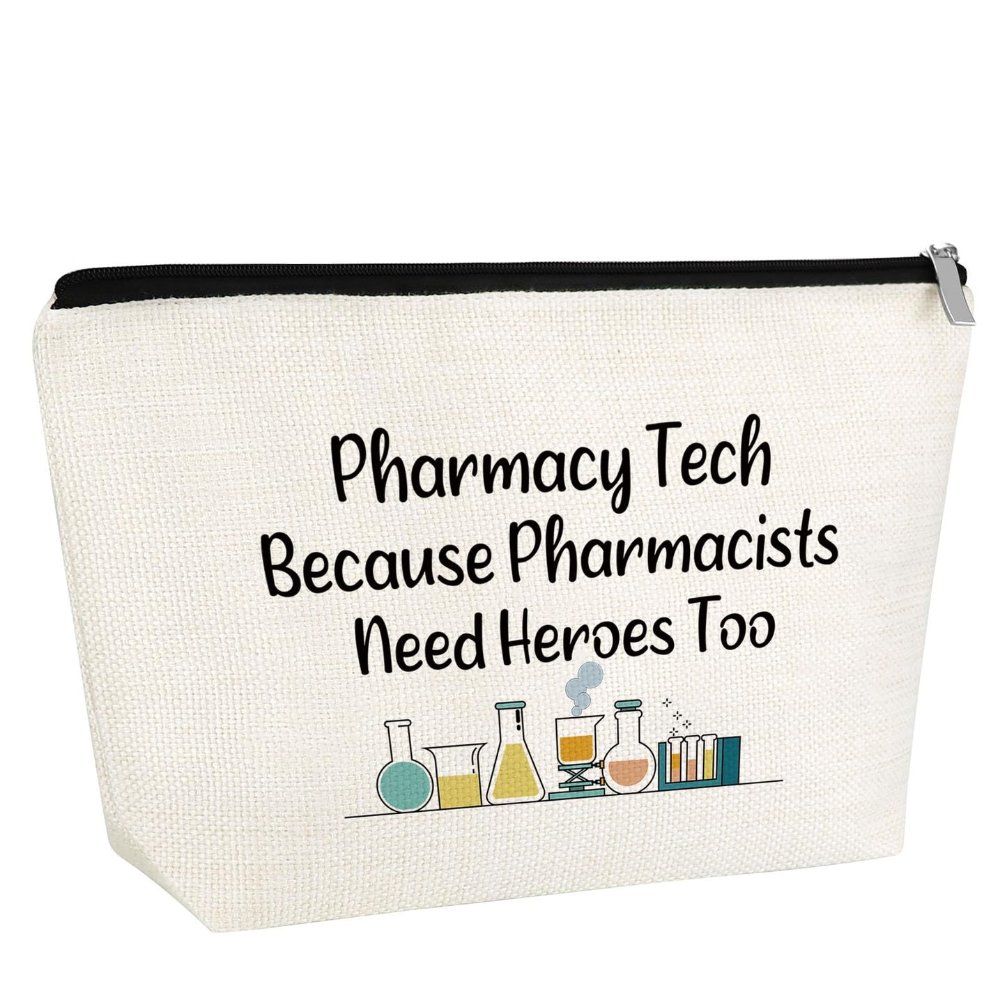 Pharmacy Technician Gifts Pharmacist Gifts for Women Makeup Bag Medical School Graduation Birthday Gift for Nurse Pharmacy Student Rx Cosmetic Bags Thank You Christmas Gift for Pharmacist Travel Pouch