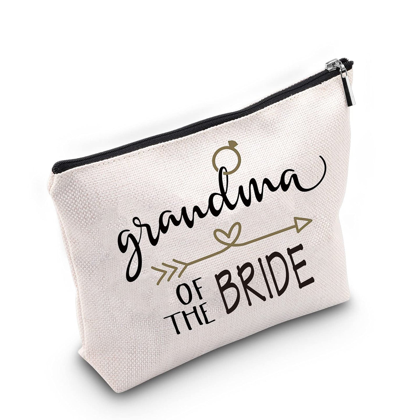 TSOTMO Grandma Grandmother Gift Groom Grandma Gift Grandma of The Groom Makeup Bag Wedding Dinner Gift (bride)