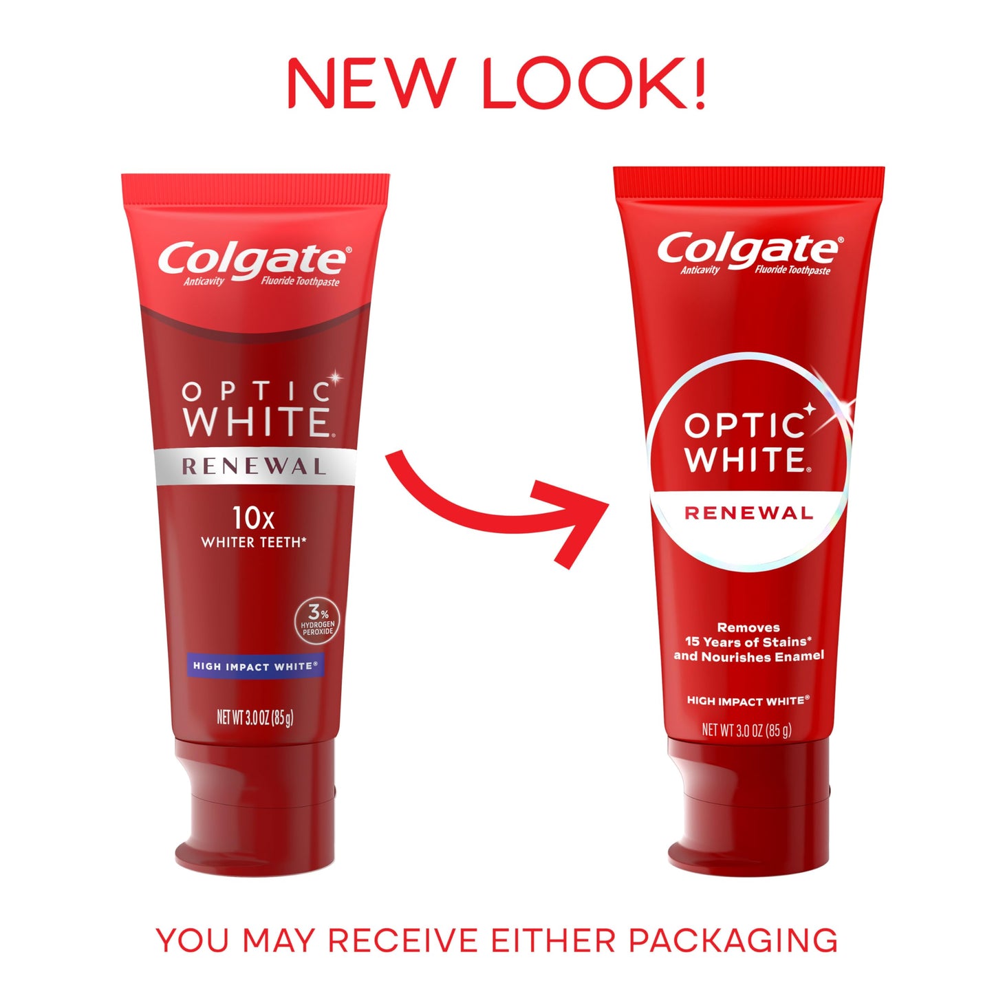 Colgate Optic White Renewal High Impact White 3oz