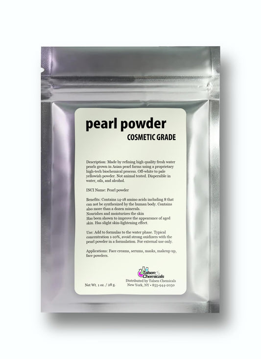 Talsen Chemicals Pure Pearl Powder DIY Cosmetic Grade Pearl Powder For Face, Making Face Mask, Cream And Lotion (1 Ounce / 28 gram)