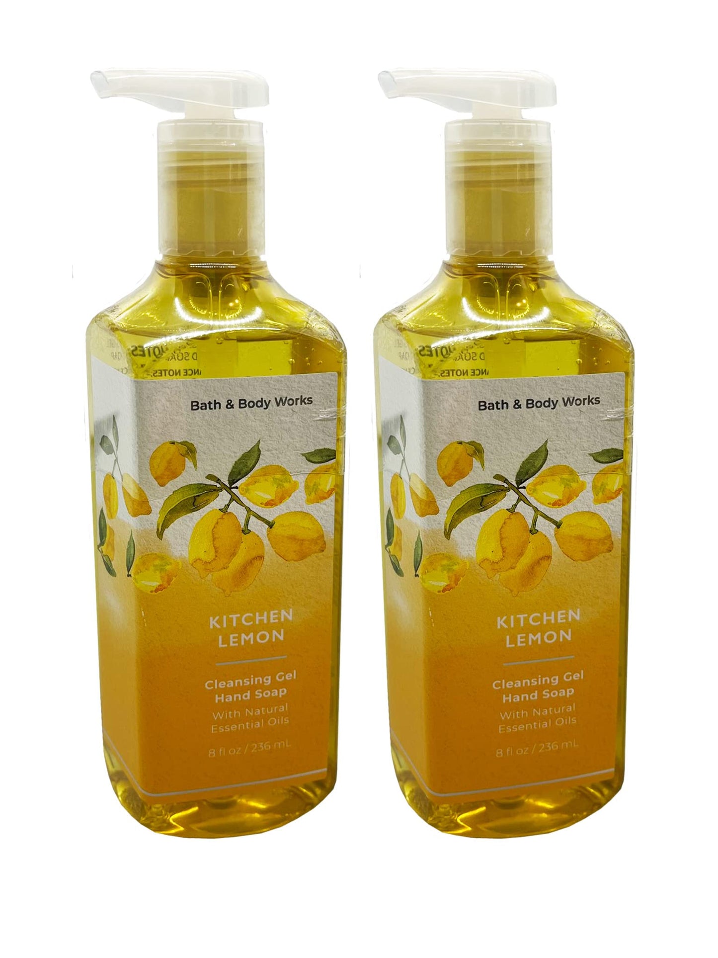 Bath & Body Works Deep Cleansing Hand Soap 2 Pack 8 oz. (Kitchen Lemon)