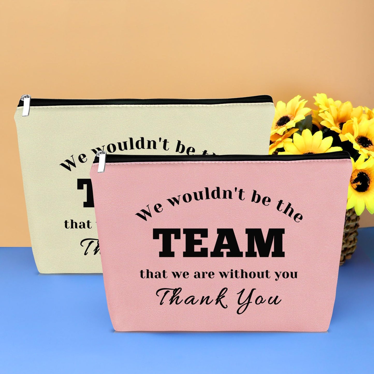 Boss Gift Appreciation Gift for Coach Makeup Bag Team Leader Supervisor Thank You Gift Cosmetic Bag Colleague Coworker Leaving Going Away Retirement Gift Thanksgiving Birthday Gift for Leader Boss